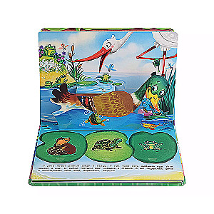 Pop-up book with windows What’s for lunch today?