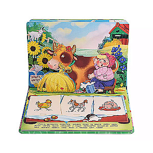 Pop-up book with windows What’s for lunch today?