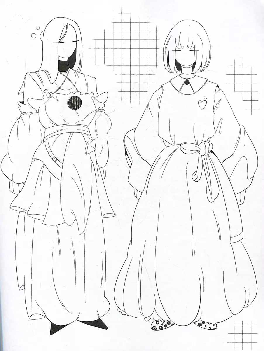 Fashion. Coloring book for the trendiest and most fashionable