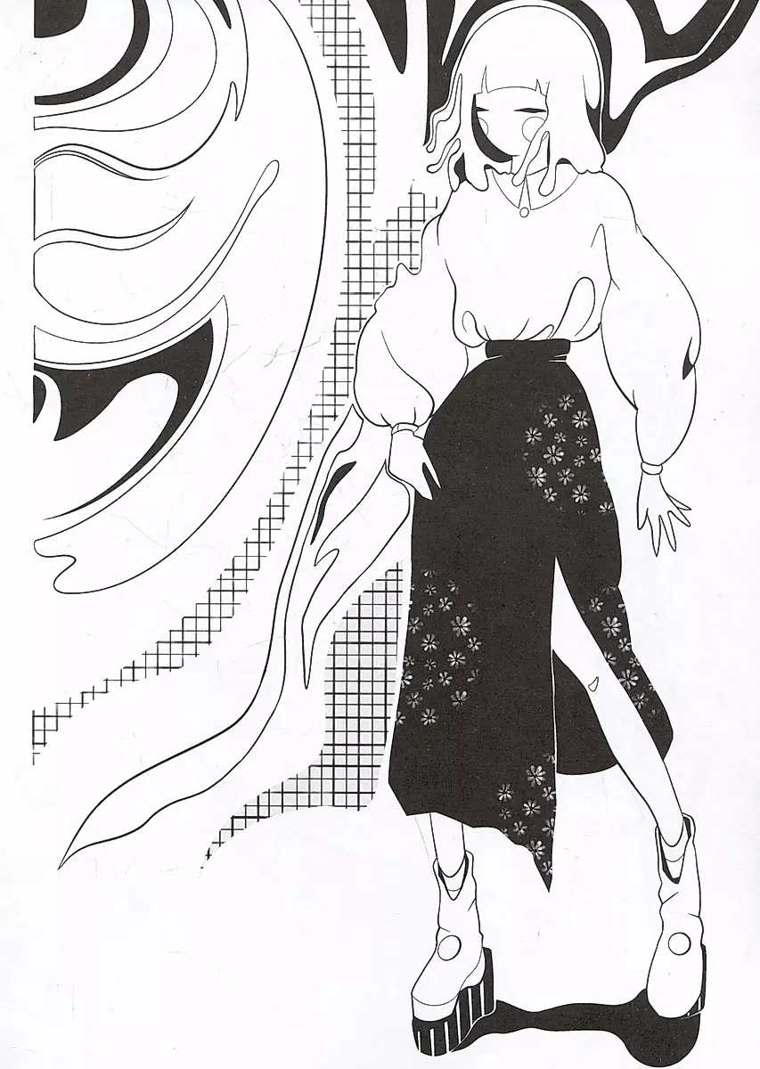Fashion. Coloring book for the trendiest and most fashionable