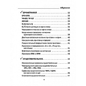 All the rules of the Russian language in diagrams and tables. Grades 5 - 9
