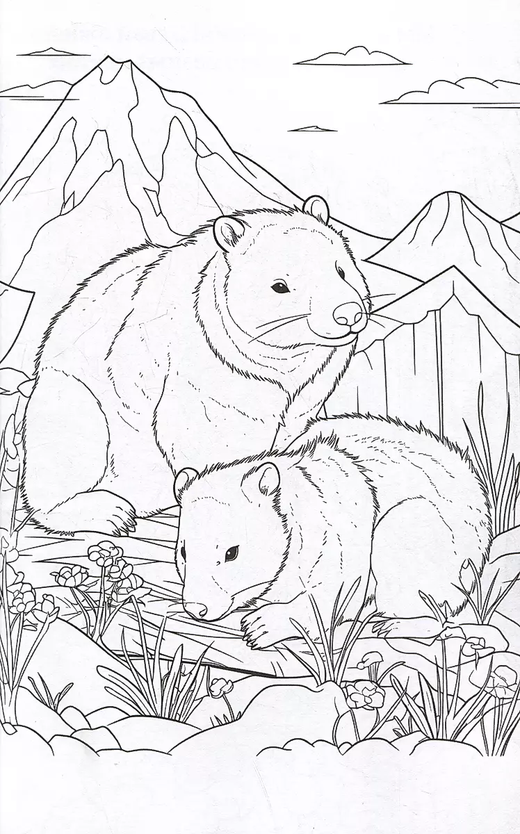 Forest Dwellers. Anti-Stress Coloring