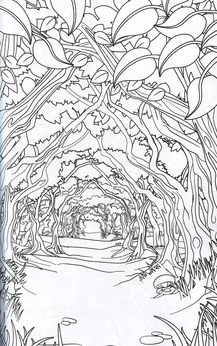 Forest Dwellers. Anti-Stress Coloring