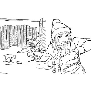 Bunny. Coloring Book