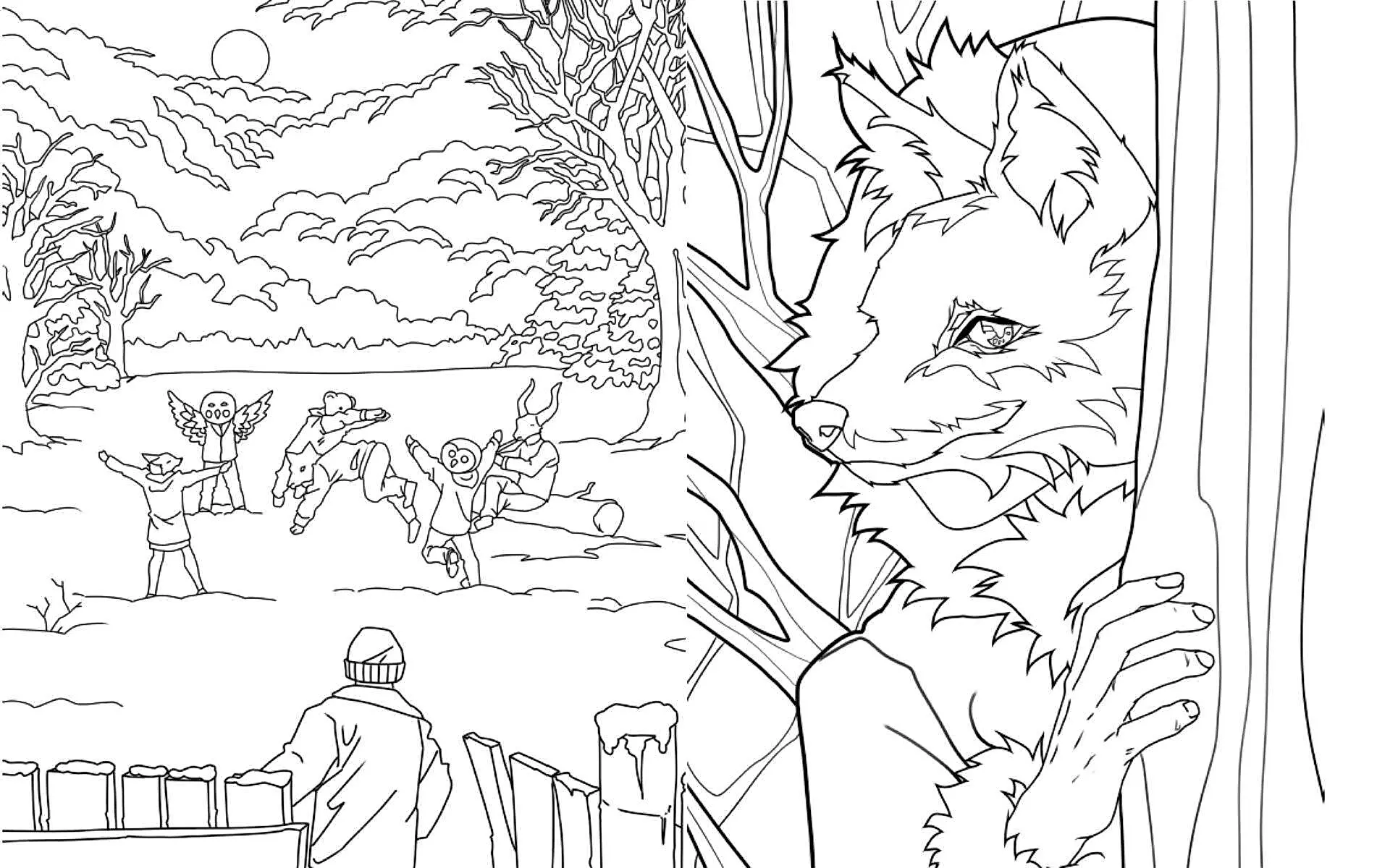 Bunny. Coloring Book