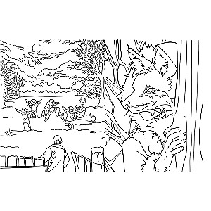 Bunny. Coloring Book