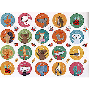 IQ sticker games. Fun seasons for 4-7 years old