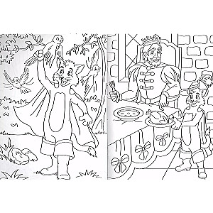 Coloring Book A5. The Cat in Boots