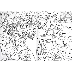 Coloring Book A5. The Cat in Boots