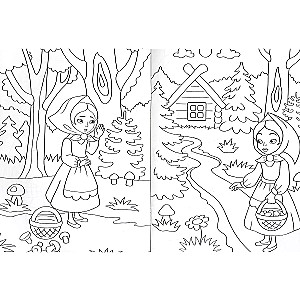 Coloring Book A5. Masha and the Bear