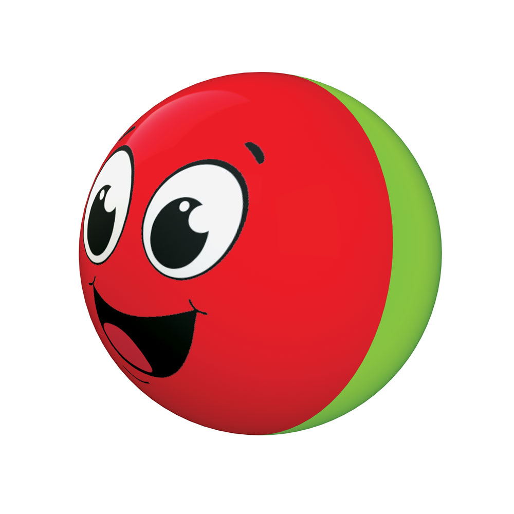 Cheerful Smiley. Red