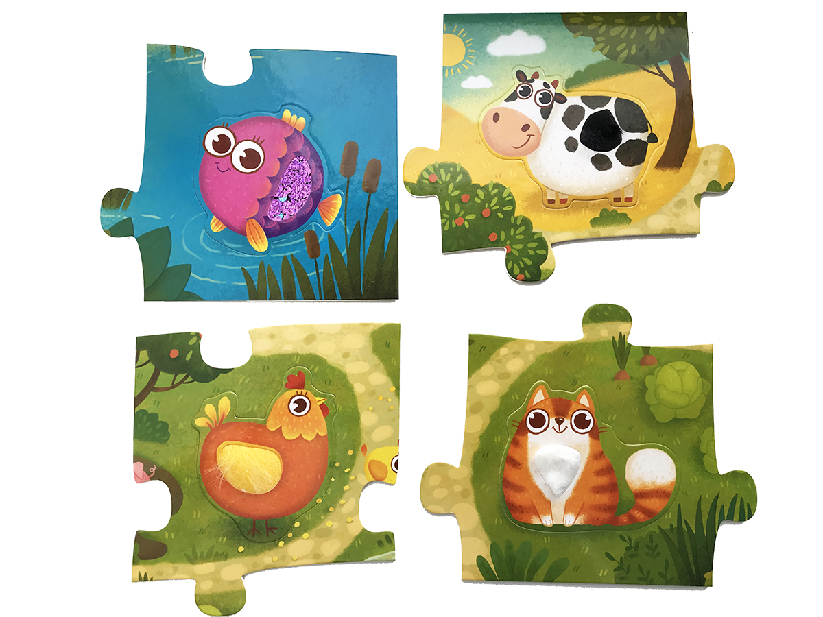 Tactile Puzzles Funny Farm