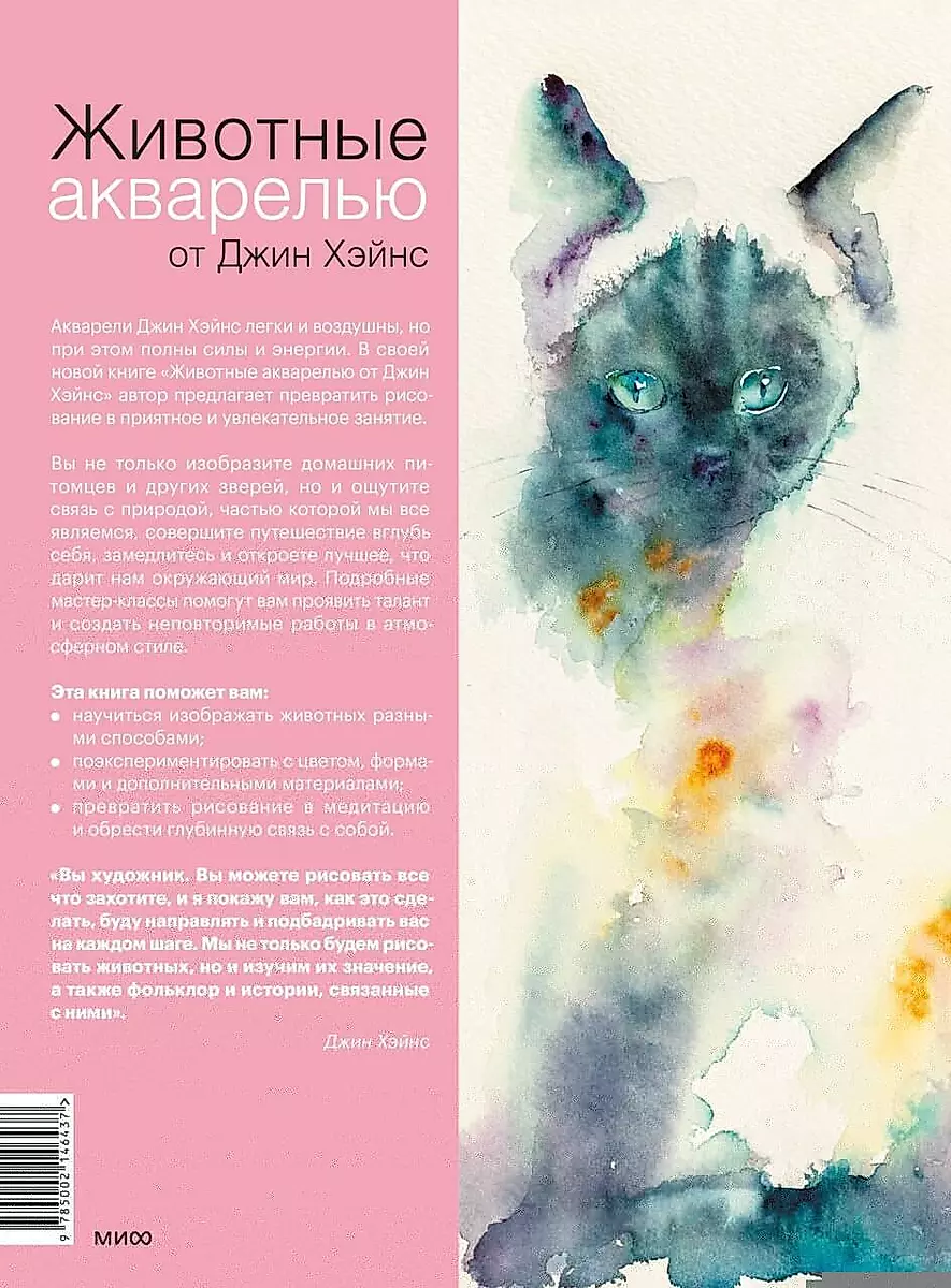 Animals in Watercolor by Jean Haines. Meditative Drawing for Connection with Yourself and Nature