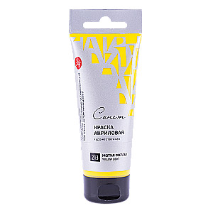 Farba akrylowa jasnożółta „Sonet” w tubie, 120 ml
