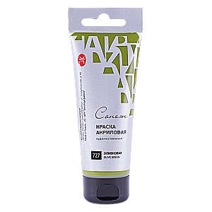 Farba akrylowa oliwkowa „Sonet” w tubie, 120 ml