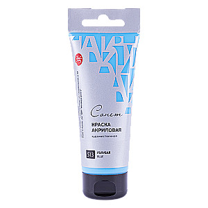 Akrylowa farba niebieska „Sonet” w tubie, 120 ml