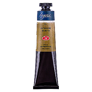 Farba akrylowa artystyczna Ładoga 46 ml, Złoto antyczne