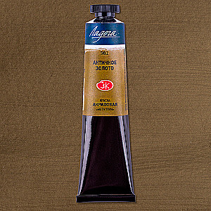 Farba akrylowa artystyczna Ładoga 46 ml, Złoto antyczne