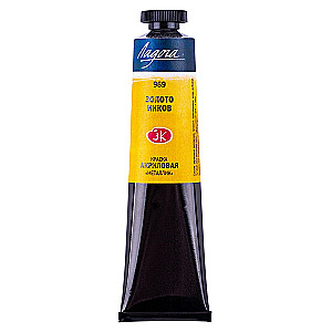 Farba akrylowa artystyczna Ładoga 46 ml, Złoto Inków