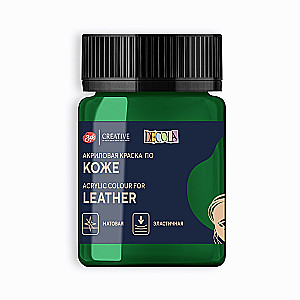 Acrylic paint for leather Decola 50 ml, Green