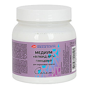 Acrylic Medium Fluid Art 220 ml, glossy