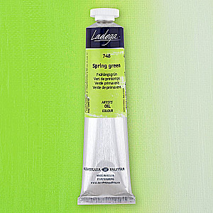 Farba olejna „Ładoga” w tubce, 46 ml, Zielony wiosenny
