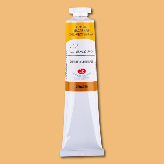 Farba olejna artystyczna Sonet 46 ml, żółto-pale