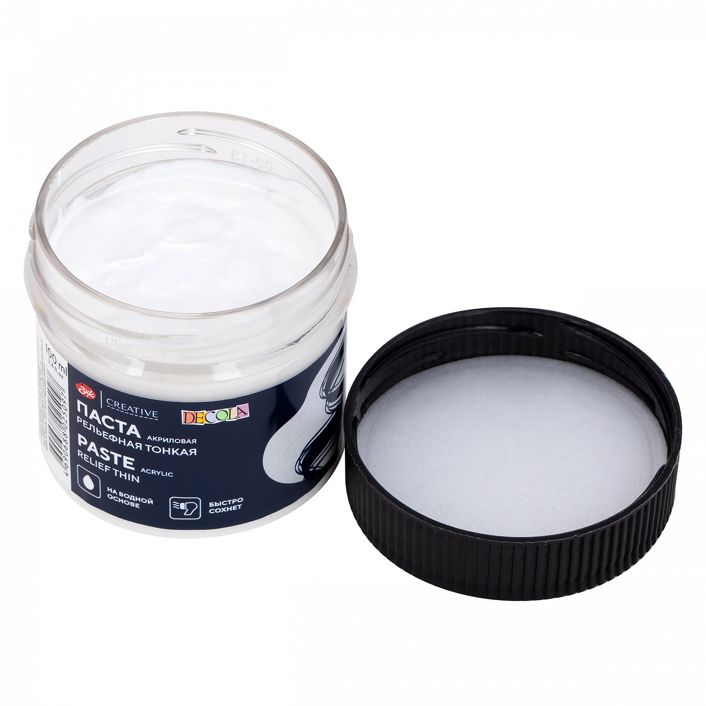 Acrylic Relief Art Paste Decola Thin, 100 ml.
