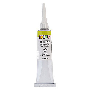 Acrylic contour for glass and ceramics Deсola, 18 ml, lime
