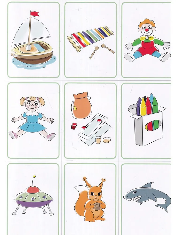 Birthday. Games for sound automation [r], [l], [s], [sh] (5-7 years)