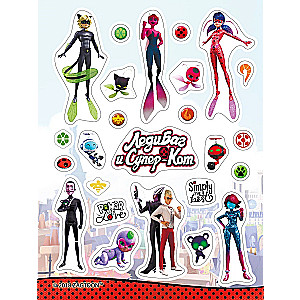 Lady Bug and Super Cat. Adventures. 150 Stickers