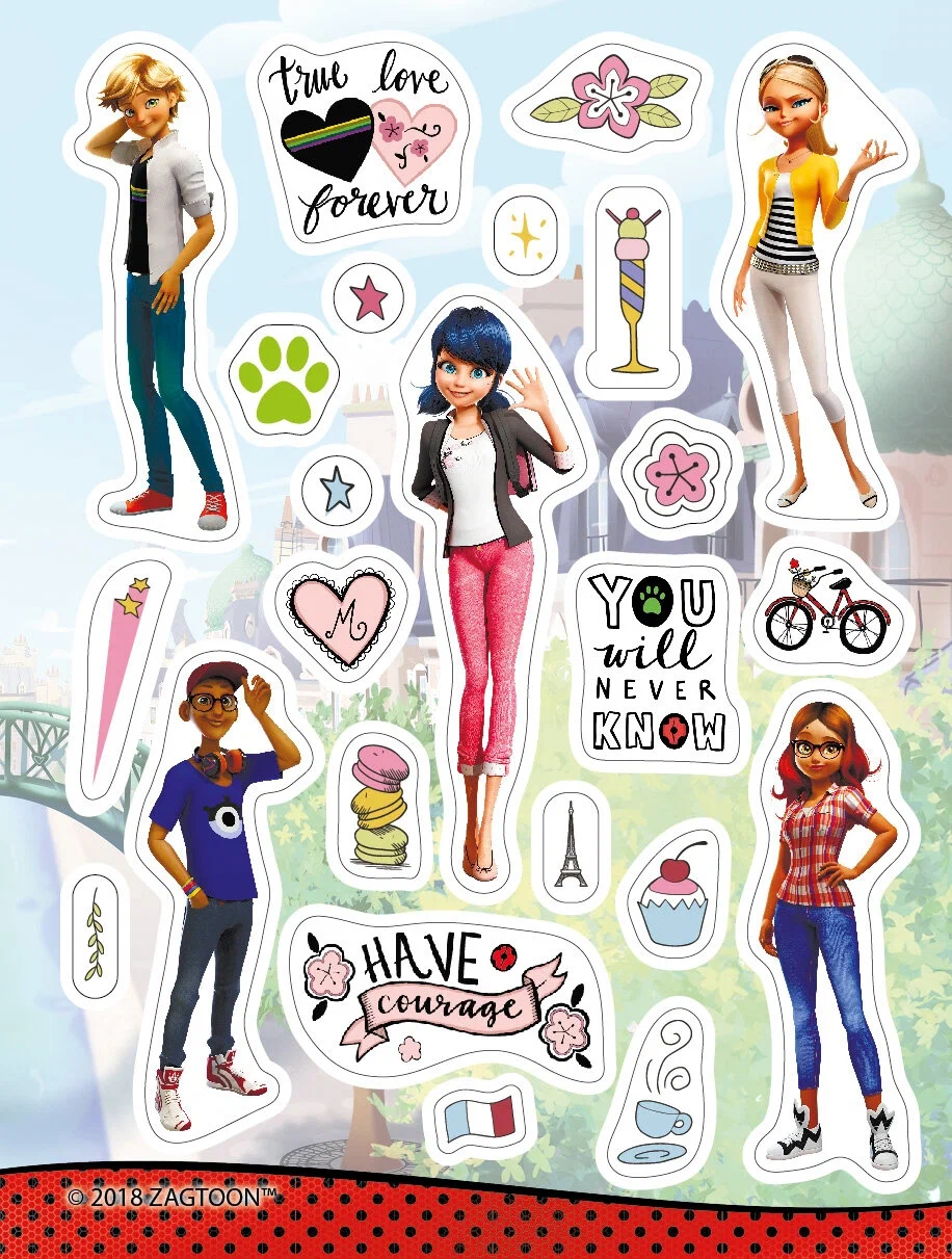 Lady Bug and Super Cat. Adventures. 150 Stickers