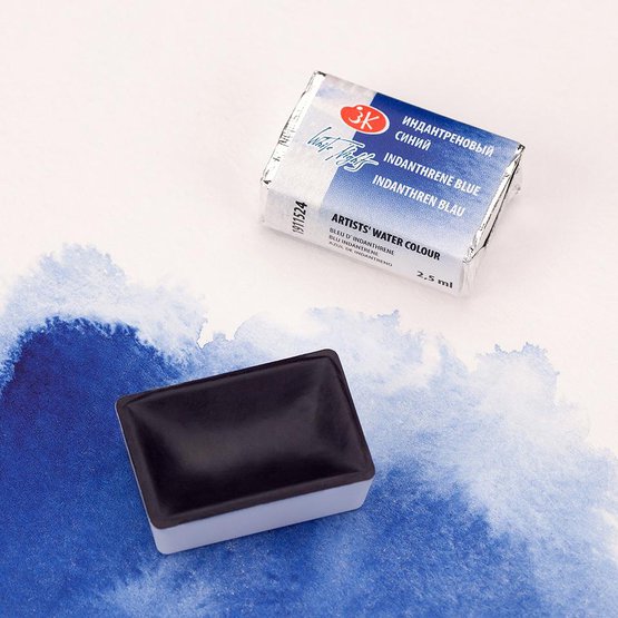 Watercolor Paint Artistic White Nights, 2.5 ml, Indanthrone Blue