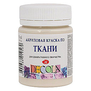 Decola Acrylic Fabric Paint, 50 ml, Ivory