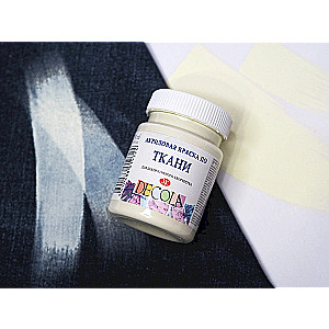 Decola Acrylic Fabric Paint, 50 ml, Ivory