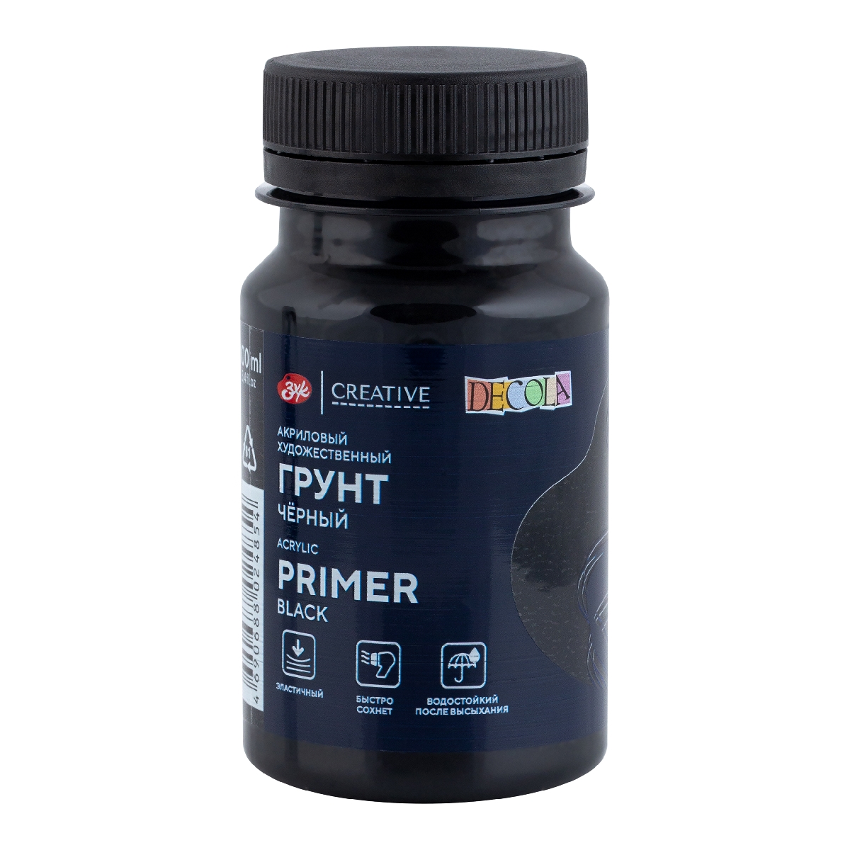 Decola Acrylic Primer, 100 ml, Black