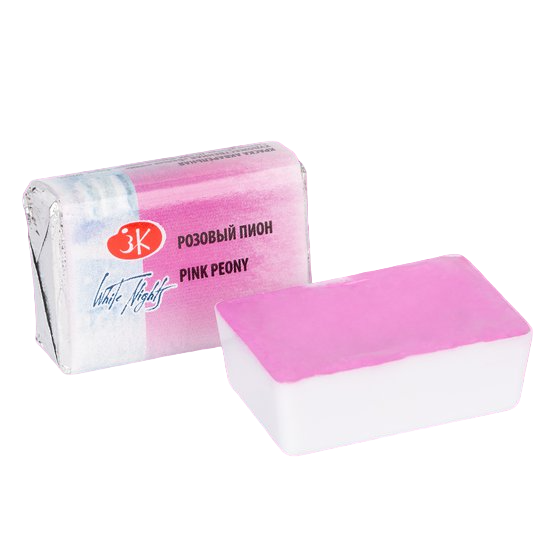 Watercolor paint artistic White Nights, 2.5 ml, Pink Peony