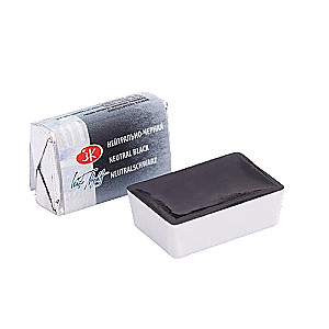 White Nights Artistic Watercolor Paint, 2.5 ml, Neutral Black