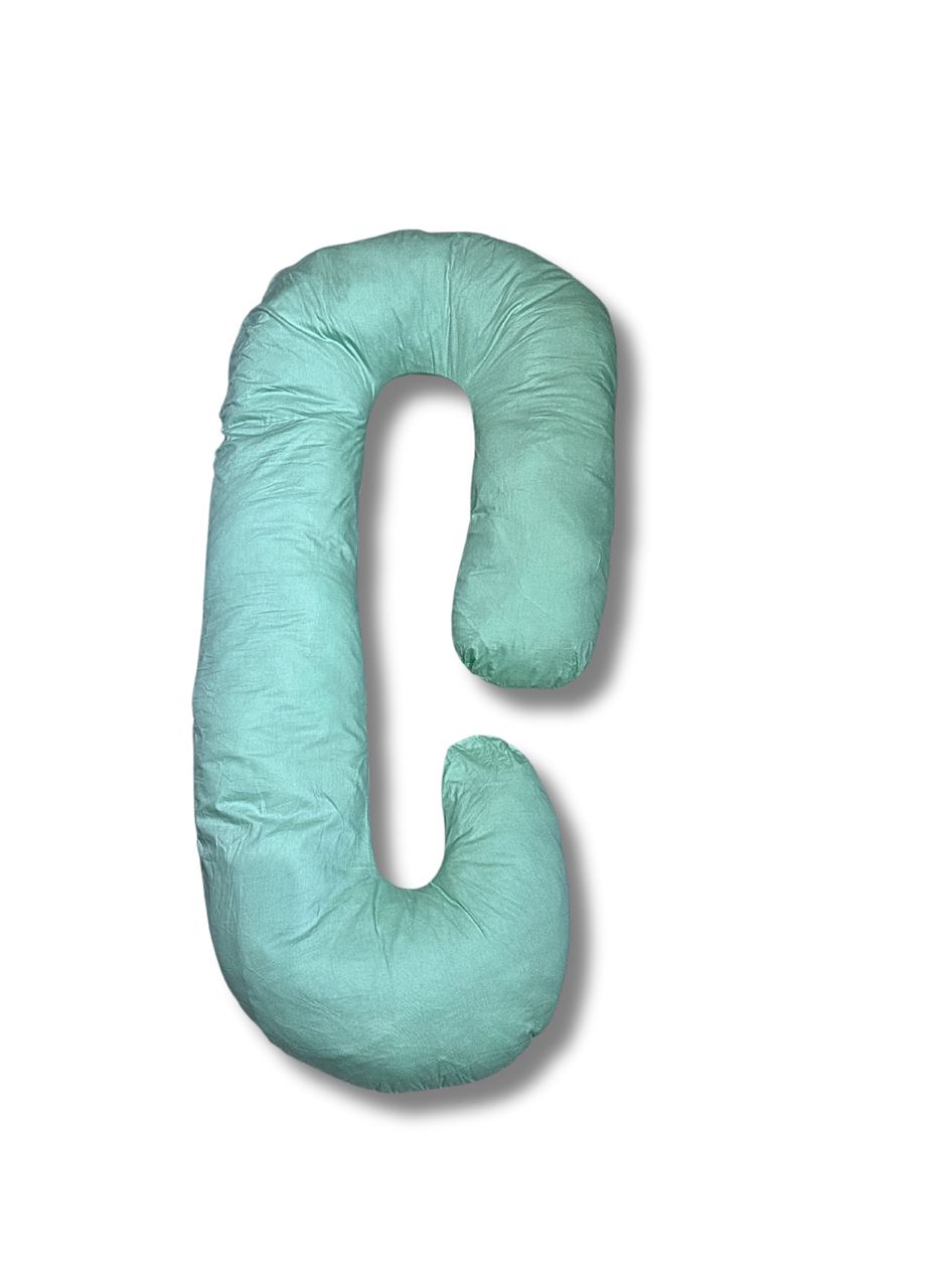 Pregnancy Pillow TYPE C 155x80cm, Light Green