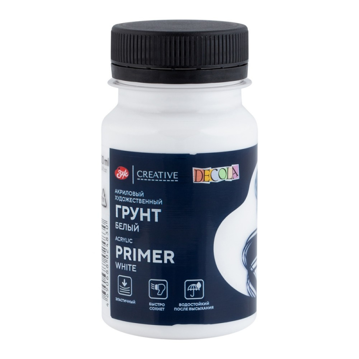 Acrylic Art Primer Decola, 100 ml, white