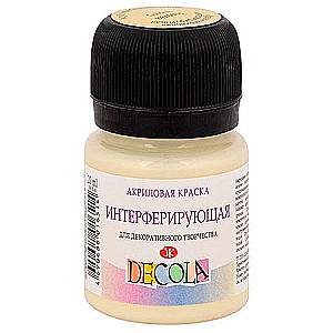 Decola Acrylic Paint, 20 ml, Interfering Gold