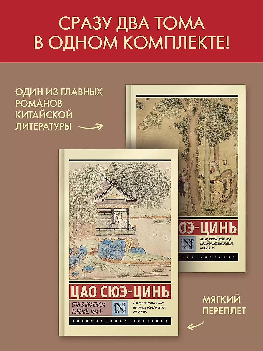 Set of 2 books: Dream of the Red Chamber. Volume 1. Volume 2