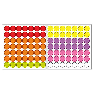 Smart Circles. Stick According to the Sample