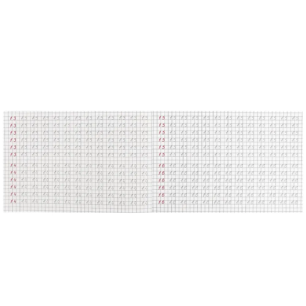 Calligraphic Writing We Write Numbers
