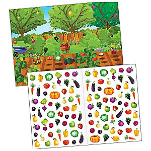 Reusable Stickers "What Grows Where?"