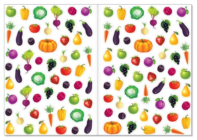 Reusable Stickers "What Grows Where?"