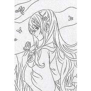 Anti-Stress Coloring Book: Anime World