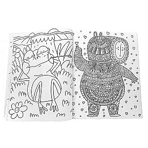 Anti-stress Coloring Book Capybara Relax