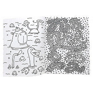 Anti-stress Coloring Book Capybara Relax