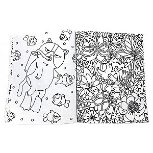 Anti-stress Coloring Book Capybara Relax